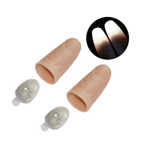 Thumbs Led Light up Toys Kids Magical Trick Props Funny Flas