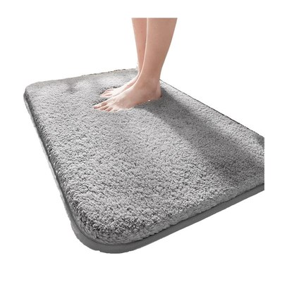 Bathroom Super Thick Fluff Fiber Bath Mat Shower Room Rugs M