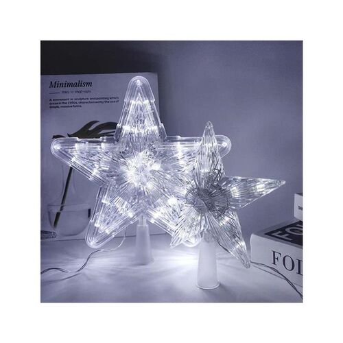 Christmas Tree Topper Star Lights Xmas Tree LED Star Night L