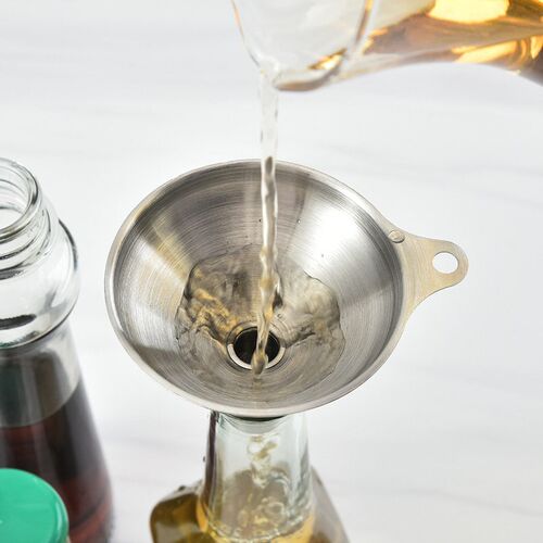Stainless steel funnel Three Piece Set Mini funnel oil leaka