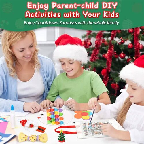 DIY Arts & Crafts Advent Calendar for Kids 2024 Christmas In
