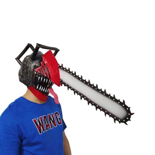 Halloween Chainsaw Head Hand Dress Up Road万圣节电锯头道具