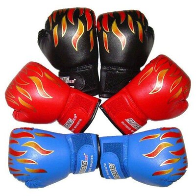 Kids Boxing Gloves Breathable Training Gloves PU Leather