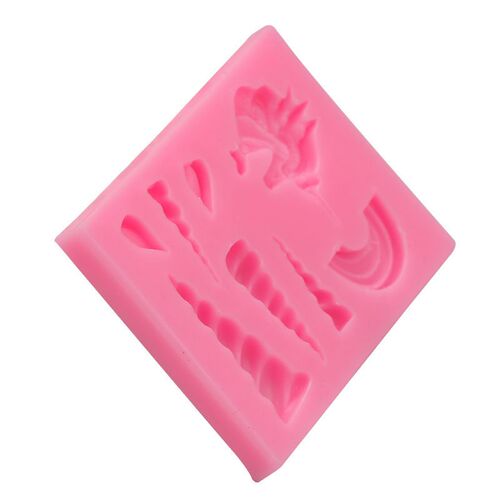 Unicorn Cloud Horn Ear Silicone Mold Cupcake Baking Baby Bir
