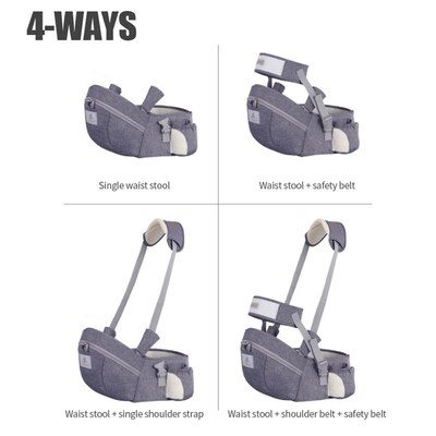 Baby Hip Seat Carrier Newborn Ergonomic Waist Stool, Baby Sl