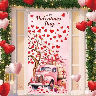 Romantic Valentines Day Photography Backdrop 180x90cm