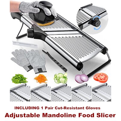 Adjustable Mandoline Food Slicer Kitchen Vegetable Cutter