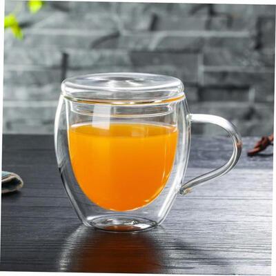 Double Wall Glass Coffee Mugs Travel Double Coffee Tea Cups