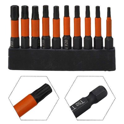 Reliable and   11Pcs Magnetic Torx Bit Set for Easy Use