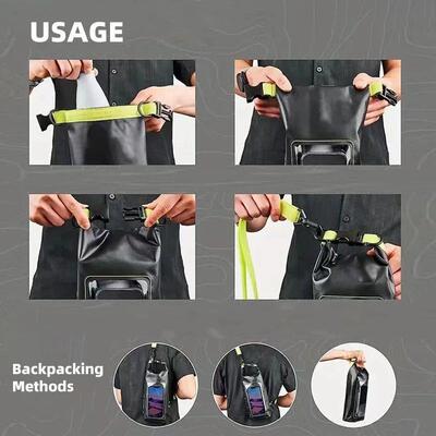 Waterproof PVC Dry Bag 5L 2L Swimming Diving Rafting Floatin