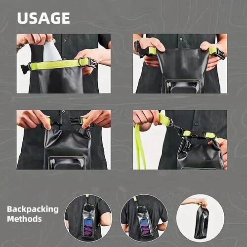 Waterproof PVC Dry Bag 5L 2L Swimming Diving Rafting Floatin