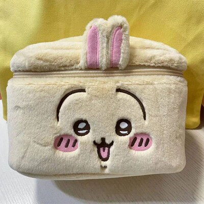 Chiikawa Plush Cosmetic Bag Large Capacity Cosmetic Skin Car