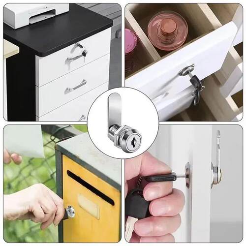 Cam Lock Set Drawer Cabinet Locks Cupboard Locker Furniture
