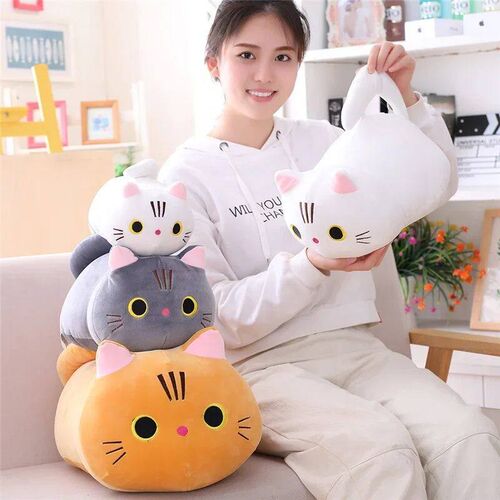 25CM Little Size Soft Animal Cartoon Pillow Cute Cat Plush T
