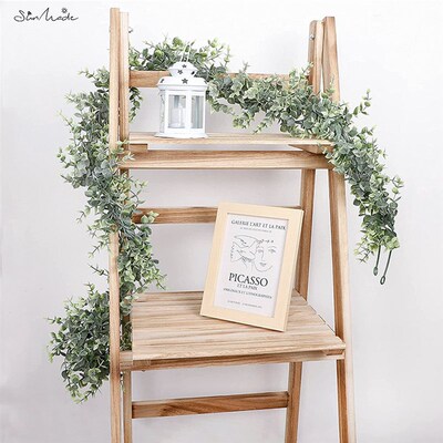 SunMade 180cm Wall Hanging Eucalyptus Garland Vines Room
