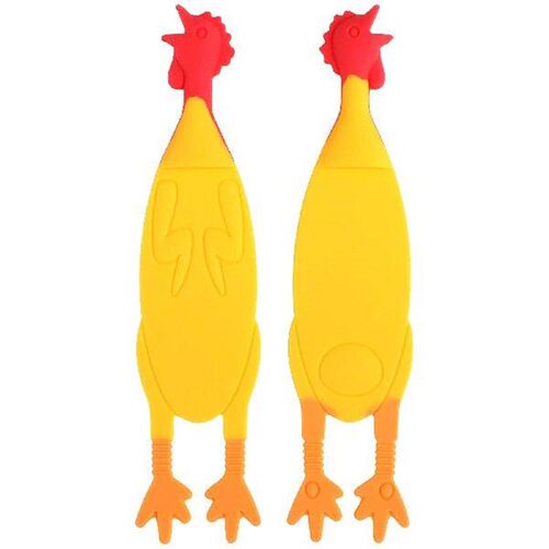 2 Pcs Bookmark Marks Bookmarks with Chickens Bookmarkers