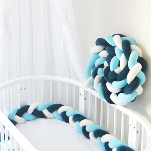 1M/2M/3M/4M Baby Bed Bumper for Newborn Crib Bumper Infant K