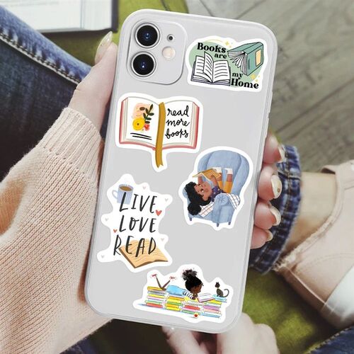 Reading Book Stickers for Students School Season Gifts Scrap