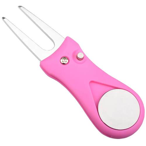 1PCS Foldable Golf Divot Repair Tool Switchblade Pitch Groov