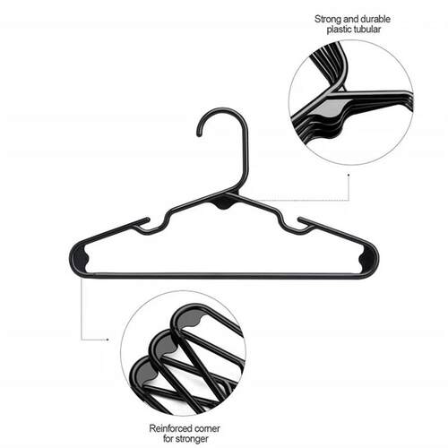 Set of 20 - Childrens Plastic Hangers,Baby Hangers - For Bo