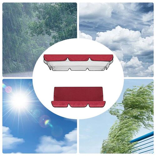 Garden Swing Seat Replacement Canopy Waterproof Swing Top ve