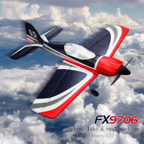 FX9706 RC Plane 580MM Fixed Wing Glider 5 CH 3D/6G Remote Co