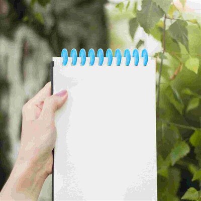 44 Pcs Binder Buckle Plastic Discbound Expansion Discs