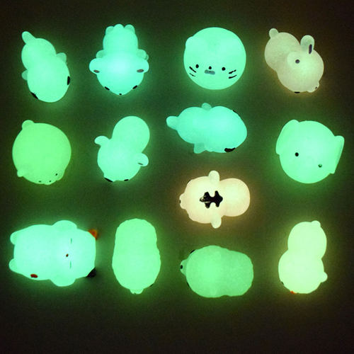 3pc  Glow Squeeze Party Favors Stress Anima Mochi Toys For