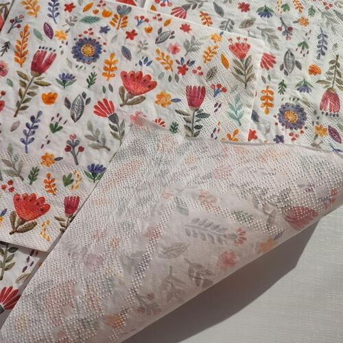 Spring Summer Wildflower Paper Napkins Decoupage小野花餐巾纸