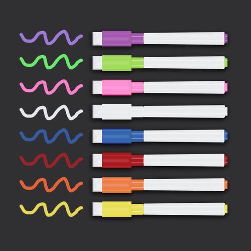 Magnetic Fluorescent Pen Watersoluble Chalk Liquid Light Boa