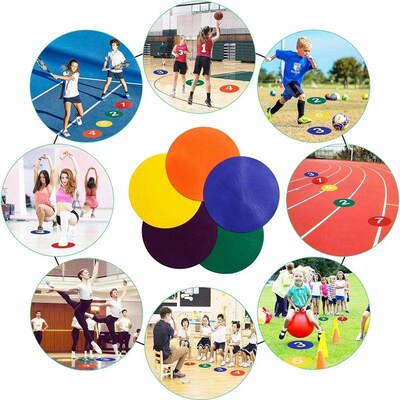 Poly Spots  Anti-Slip Spot Markers Floor for Agility Drills