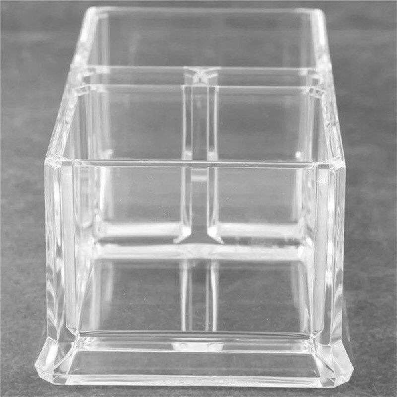 2 Lattices Clear Acrylic Tea Bags Holder Coffee Sugar Bag - 实物图