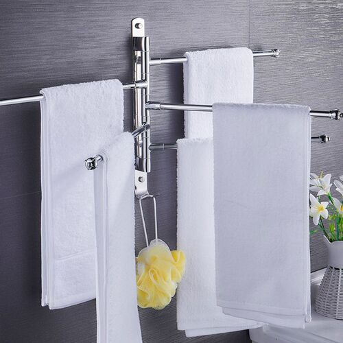 Bathroom Towel Rack Stainless Steel Towel Holder Wall Mount