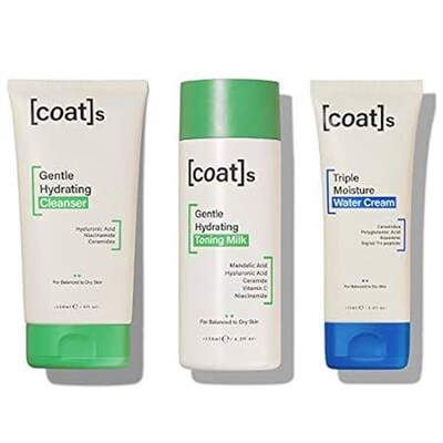Coats Skin Care Set Bundle, Gentle Hydrating Face Cleanse