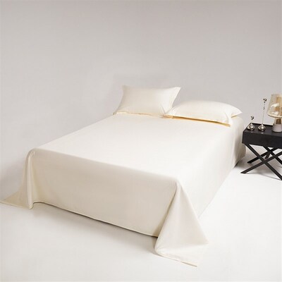 hotel cotton bed flat sheet bedsheet bedspread bedcover line
