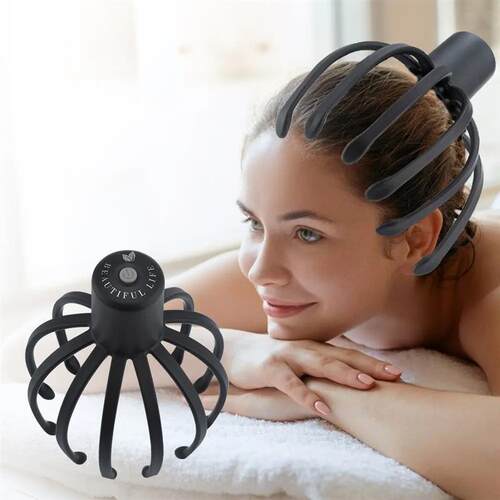 Electric massager head massage claws八爪鱼电动头部按摩爪