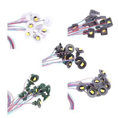 10PCS HO 1/87 Scale 3V Led Light Miniature Simulation Outdoo