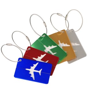 Air baggage boarding pass aluminum alloy plate Luggage tag
