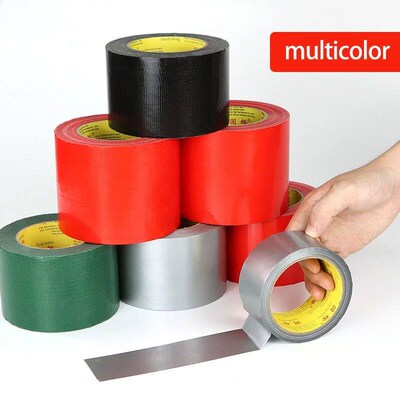 1roll Silver Super Sticky Cloth Duct Tape Carpet Binding Flo
