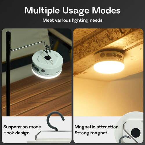 MOSLIGHTING Outdoor 36W Camping Lantern Flashlight Rechargea