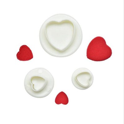 3Pcs/Set Kitchen Accessory Heart Cake Decorating Tools Cake