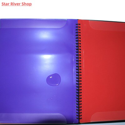 20 Pages/40 Sheets Folder Piano Score Storage Clip Music Ban