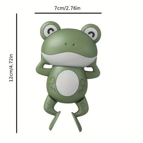 Bath Frogs for Kids, Set of 3, Swimming Frog Toys in Assorte