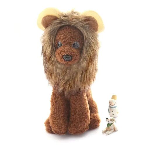Cat Lion Wig Funny Costume Puppy Halloween Cosplay Dress Up