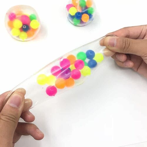 60mm Squeeze Ball Mood Squeeze Fidget Toys DNA Colorful Bead