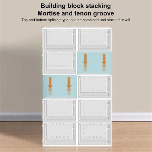 Acrylic Shoe Box Transparent Stackable Shoe Storage Boxes