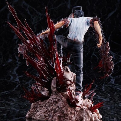 27cm Chainsaw Man Denji Anime Figure Makima Power Action Fig
