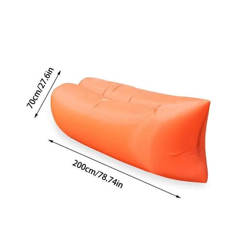 Portable Single Person Lazy Inflatable Sofa Air Sofa Bed Fol