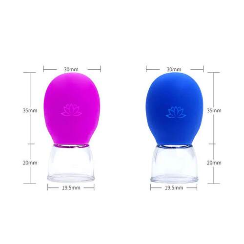 Silicone Cupping Massage Cup For Body Fac Neck Eye Massage V