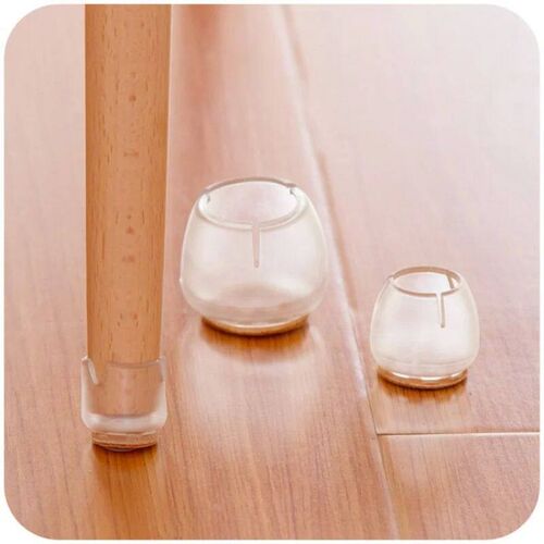 16pcs Silicone Chair Leg CapsFelt Non-slip Floor Protector F